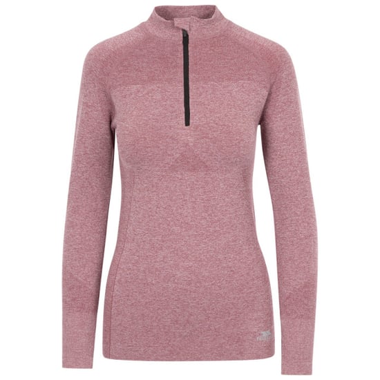 Trespass Womens/Ladies Pelina Half Zip Long-Sleeved Active Top (Rose Tone) - Image 3