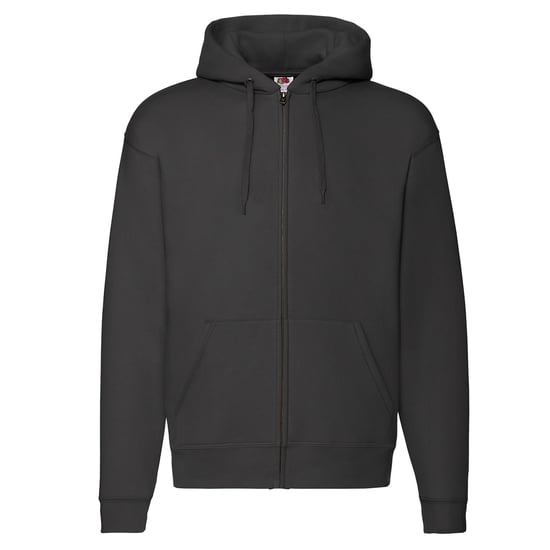 Fruit of the Loom Unisex Adult Premium Hooded Jacket (Black) - Image 1