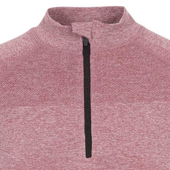 Trespass Womens/Ladies Pelina Half Zip Long-Sleeved Active Top (Rose Tone) - Image 4