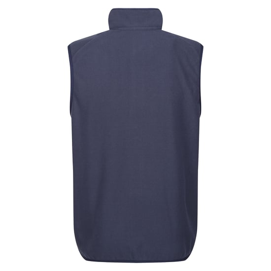 Regatta Mens Navigate Fleece Gilet (Navy/Seal Grey) - Image 2