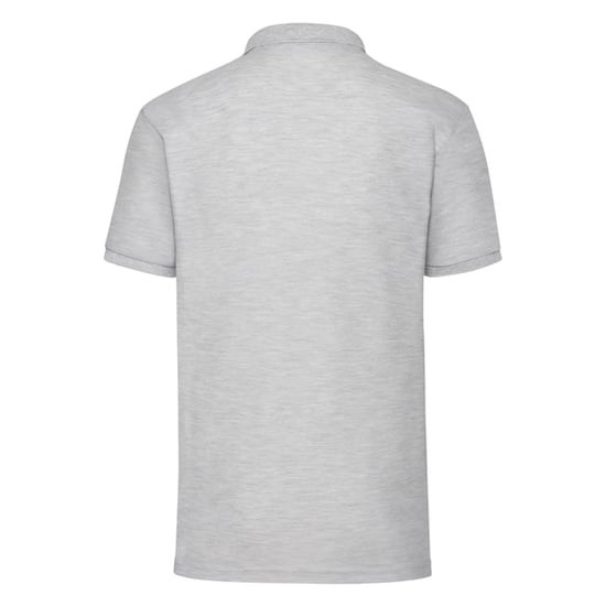 Fruit of the Loom Mens 65/35 Pique Polo Shirt (Heather Grey) - Image 2
