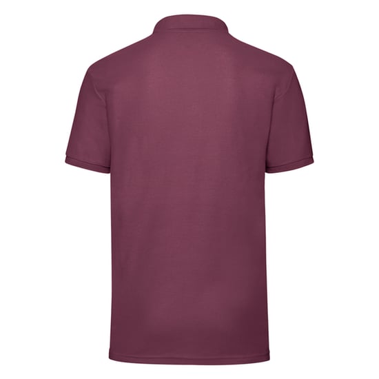 Fruit of the Loom Mens 65/35 Pique Polo Shirt (Dark Heather Grey) - Image 2