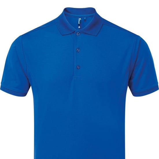 Premier Mens Coolchecker Polo Shirt (Royal Blue) - Image 2
