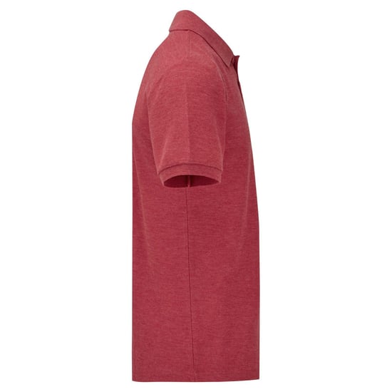 Fruit of the Loom Mens Tailored Polo Shirt (Red Heather) - Image 3