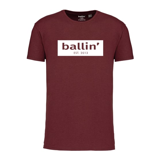 Ballin Est. 2013 Tee SS Cut Out Logo Shirt Rojo - Image 1