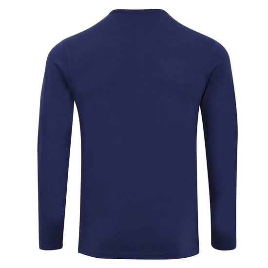 Premier Mens Long John Rolled Sleeves T-Shirt (Indigo) - Image 2
