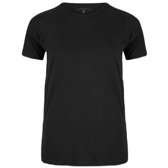 Presly & Sun Tee SS James O-Neck Negro - Image 1