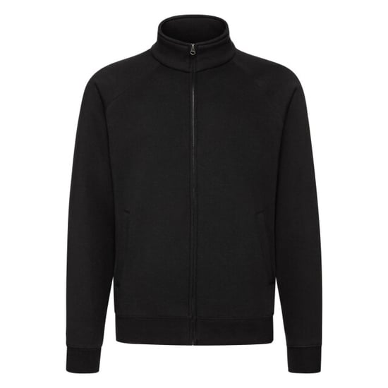 Fruit of the Loom Unisex Adult Premium Sweat Jacket (Black) - Image 1