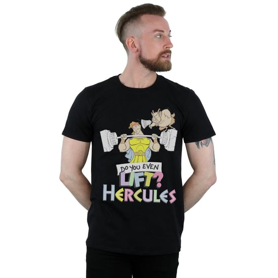 Disney Mens Hercules Do You Even Lift? T-Shirt (Black) - Image 2