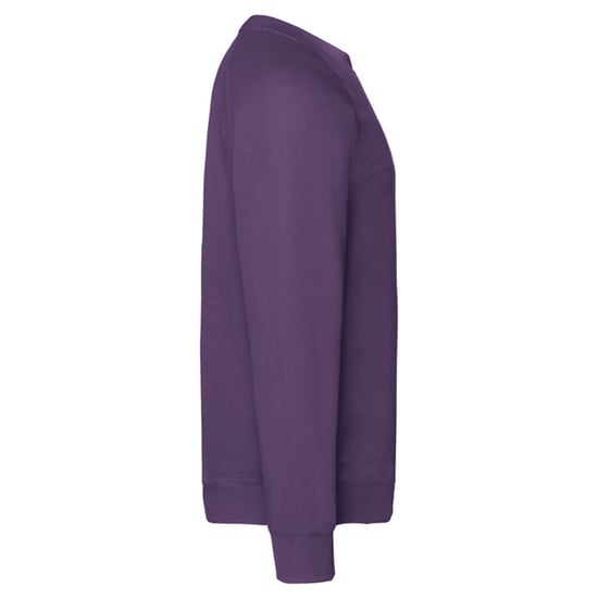 Fruit of the Loom Unisex Adult Classic Raglan Sweatshirt (Purple) - Image 3