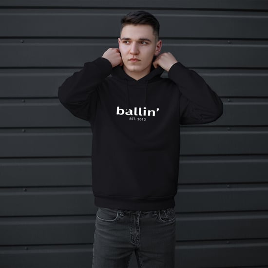 Ballin Est. 2013 Sudaderas con capucha Basic Hoodie Negro - Image 4