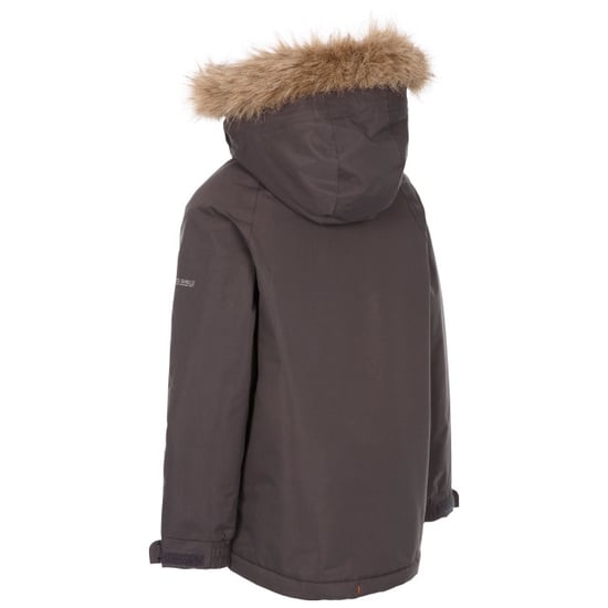 Trespass Childrens/Kids Upbeat Parka (Dark Grey) - Image 2
