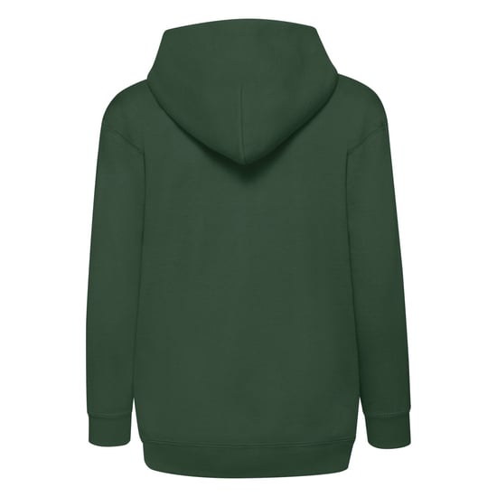 Fruit of the Loom Childrens/Kids Classic Hooded Jacket (Bottle Green) - Image 2
