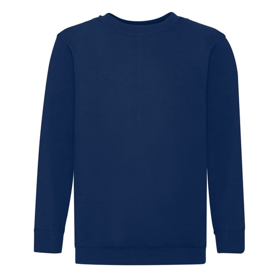 Fruit of the Loom Childrens/Kids Classic Set-in Sweatshirt (Navy) - Image 1