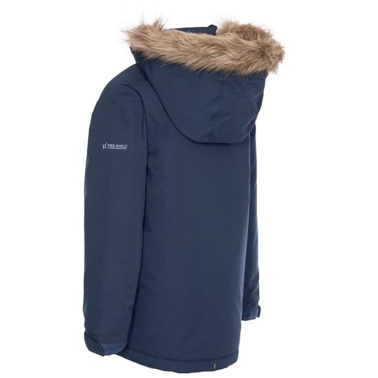 Trespass Childrens/Kids Upbeat Parka (Navy) - Image 2