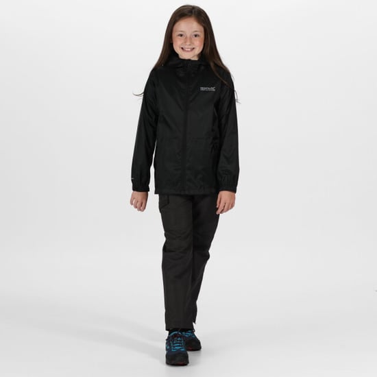 Regatta Great Outdoors Childrens/Kids Pack It Jacket III Waterproof Packaway Black (Black) - Image 3