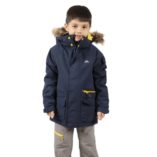Trespass Childrens/Kids Upbeat Parka (Navy) - Image 3