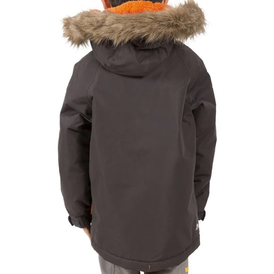 Trespass Childrens/Kids Upbeat Parka (Dark Grey) - Image 4