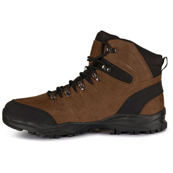 Trespass Mens Corrie Leather Hiking Boots (Light Brown) - Image 3