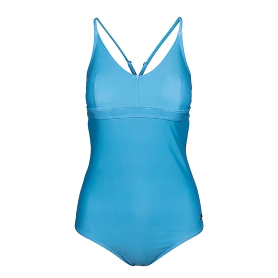 Trespass Womens/Ladies Mimi Plain One Piece Swimsuit (Storm Blue) - Image 1