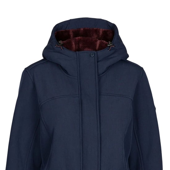 Trespass Womens/Ladies Anza TP75 Soft Shell Jacket (Navy) - Image 3