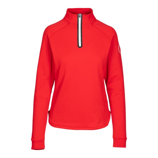 Womens/Ladies Mhairi DLX Long-Sleeved Top (Red) - Image 1