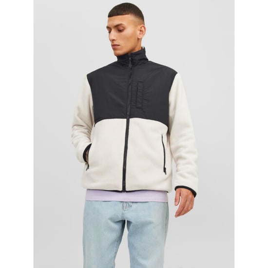 Jack & Jones Marvin Fleece Jacket Beige - Image 4