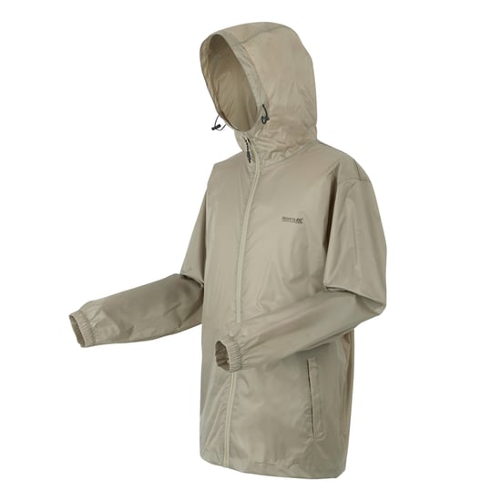 Regatta Mens Pack It III Waterproof Jacket (Golden Sand) - Image 3