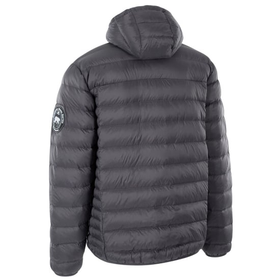 Trespass Mens Whitman II Down Jacket (Dark Grey/Burnt Orange) - Image 4