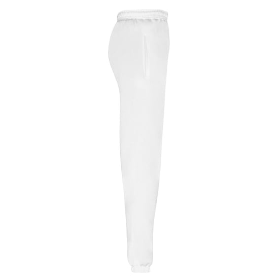Fruit of the Loom Mens Classic Elasticated Cuff Jogging Bottoms (White) - Image 3