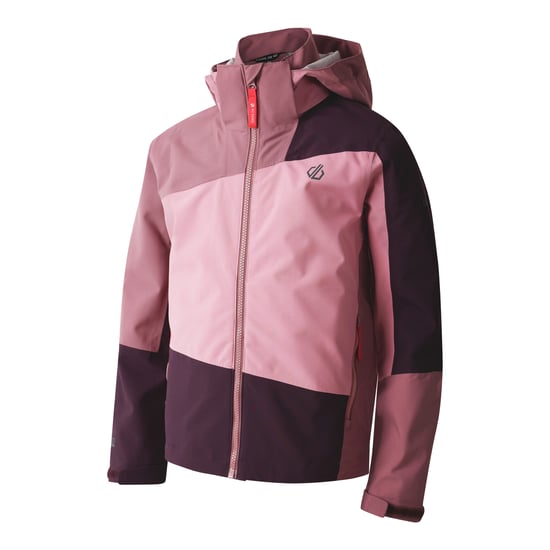Regatta Childrens/Kids Explore II Waterproof Jacket (Deep Plum/Mauve) - Image 3