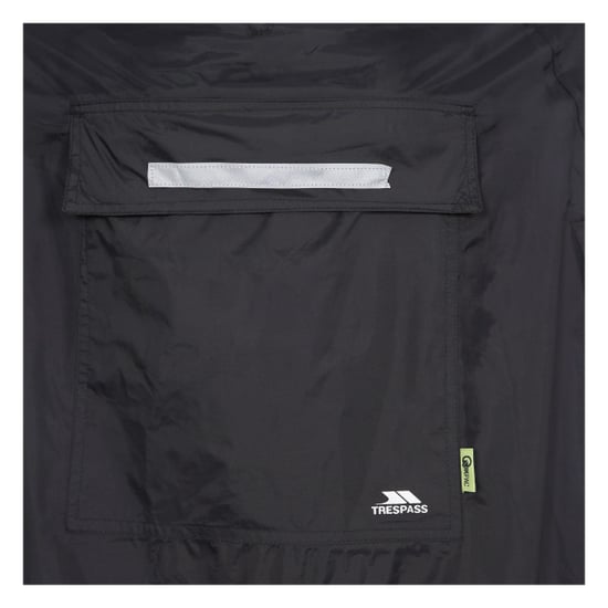 Trespass Qikpac Unisex Hooded Waterproof Packaway Poncho - Image 4