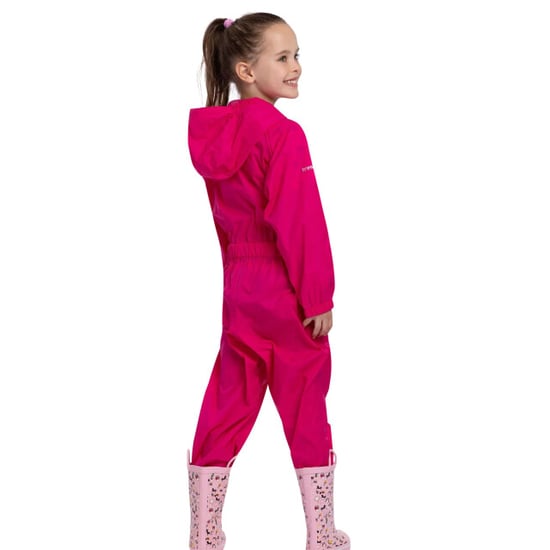 Trespass Childrens/Kids Button Waterproof Rain Suit (Gerbera) - Image 3