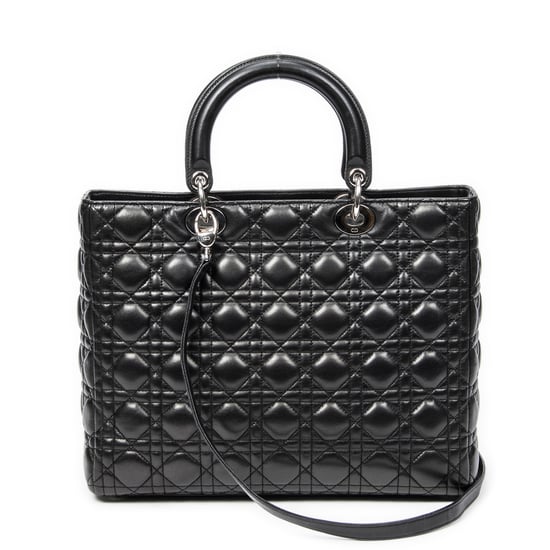 Dior Large Lady Dior Zip en Black Cuero de ternero - Image 5