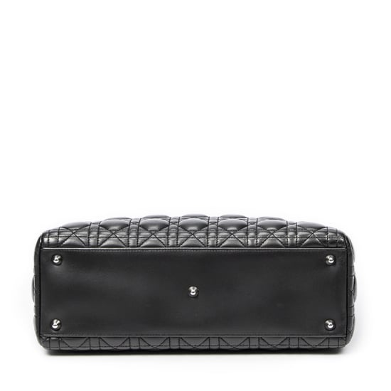 Dior Large Lady Dior Zip en Black Cuero de ternero - Image 6