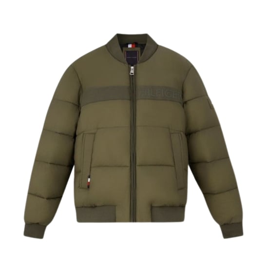 Chaqueta Bomber Verde High Loft De Tommy Hilfiger - Image 1