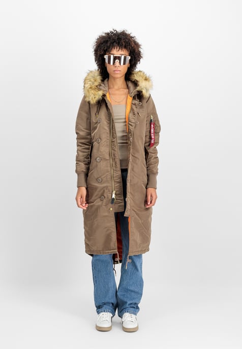 Long Fishtail Field Jacket Women - Image 2
