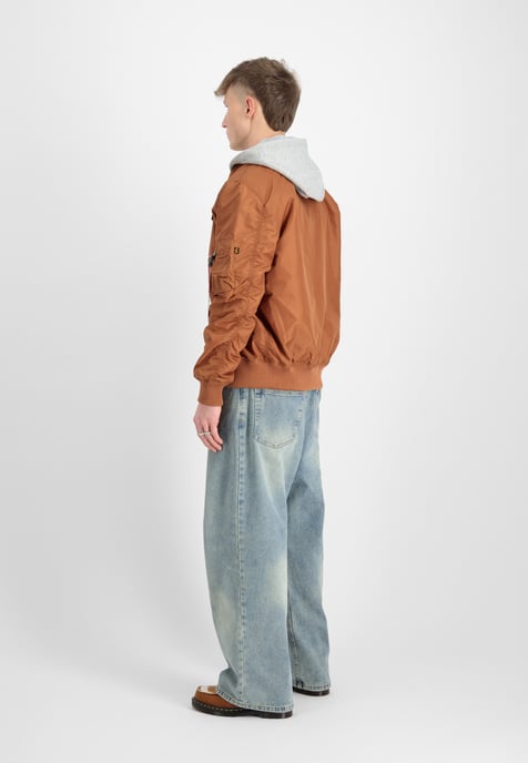MA-1 TT Hood Light Bomber Jacket - Image 3