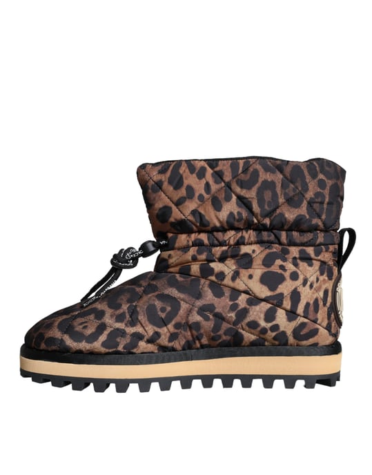 Botines acolchados estilo leopardo - Image 6