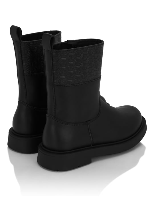 Leather Low Boots Monogram - Image 3