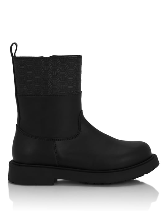 Leather Low Boots Monogram - Image 5