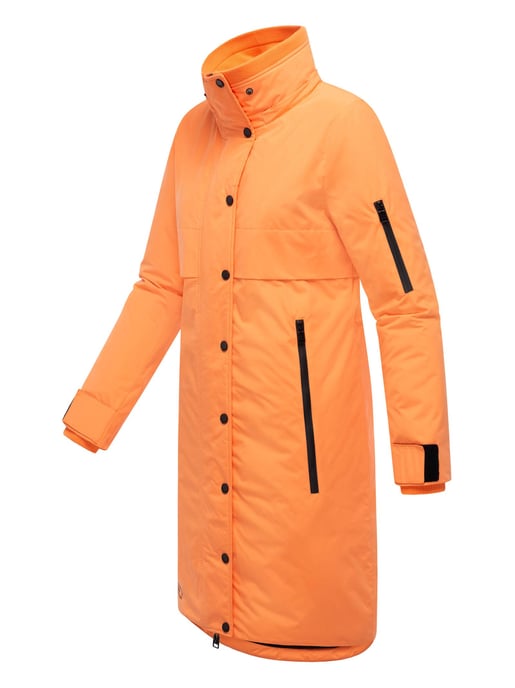 Abrigo de invierno Marikoo con capucha y cordón en la cintura – Anoukaa - Image 2
