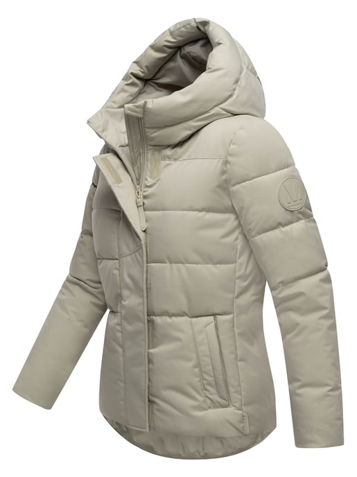 Chaqueta acolchada Marikoo con forro teddy y capucha – Elira - Image 2