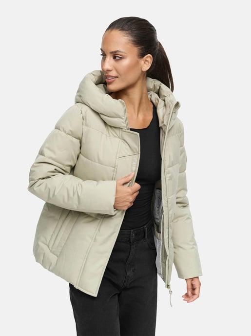 Chaqueta acolchada Marikoo con forro teddy y capucha – Elira - Image 5