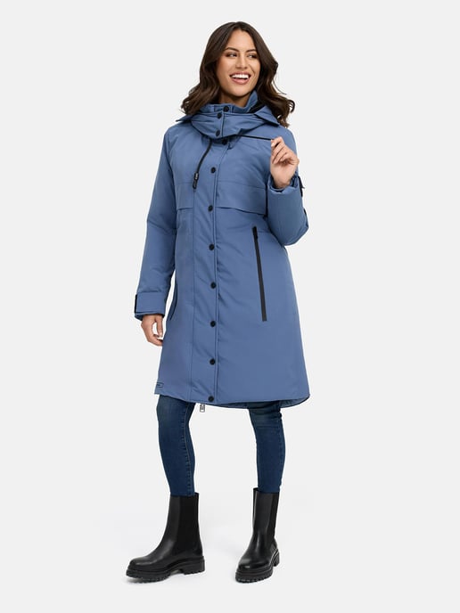Abrigo de invierno Marikoo con capucha y cordón en la cintura – Anoukaa - Image 6