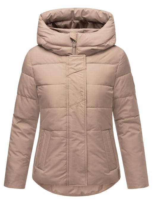 Chaqueta acolchada Marikoo con forro teddy y capucha – Elira - Image 2