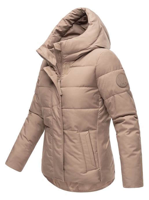 Chaqueta acolchada Marikoo con forro teddy y capucha – Elira - Image 3