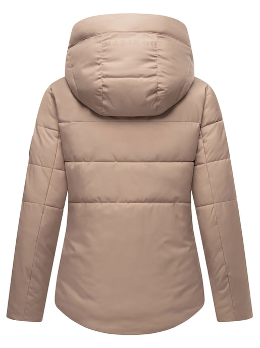 Chaqueta acolchada Marikoo con forro teddy y capucha – Elira - Image 4