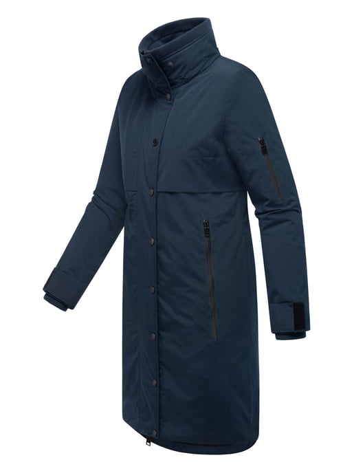 Abrigo de invierno Marikoo con capucha y cordón en la cintura – Anoukaa - Image 2