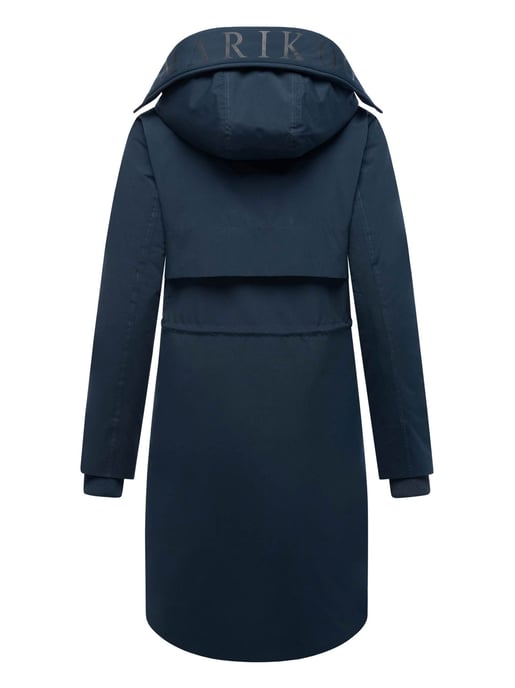 Abrigo de invierno Marikoo con capucha y cordón en la cintura – Anoukaa - Image 3